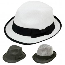 Summer Sun Fedora Hat Girls Ladies Mujer Beach Bow Band Trilby Caps 889859288124 eb-59675766